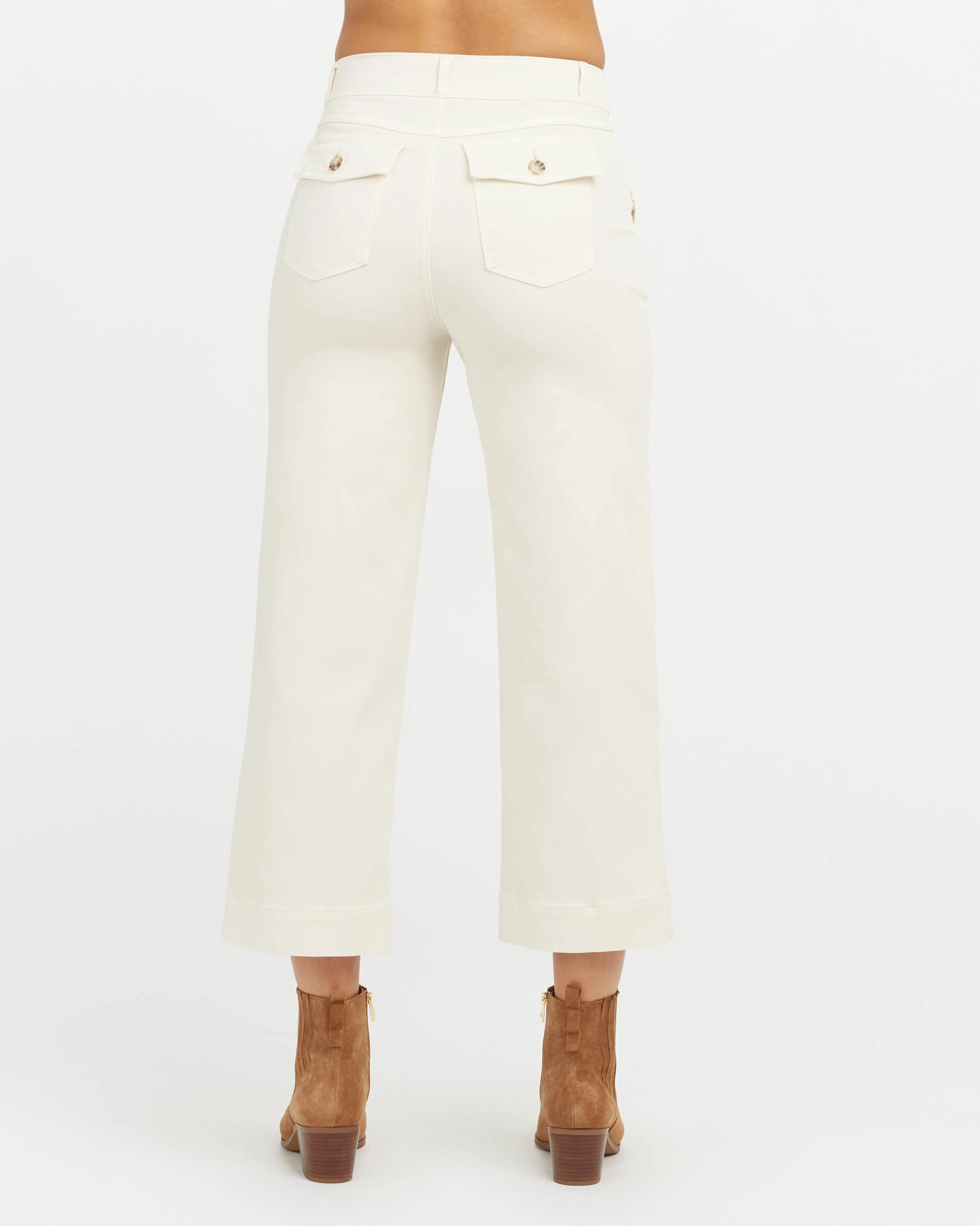 Stretch Twill Cropped Pant