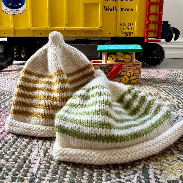 Striped Baby Beanies