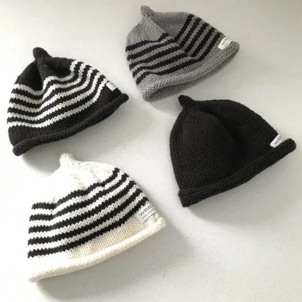 Striped Baby Beanies