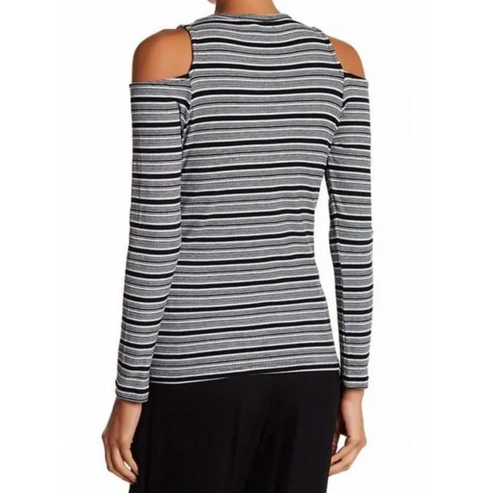 Striped Keyhole Top