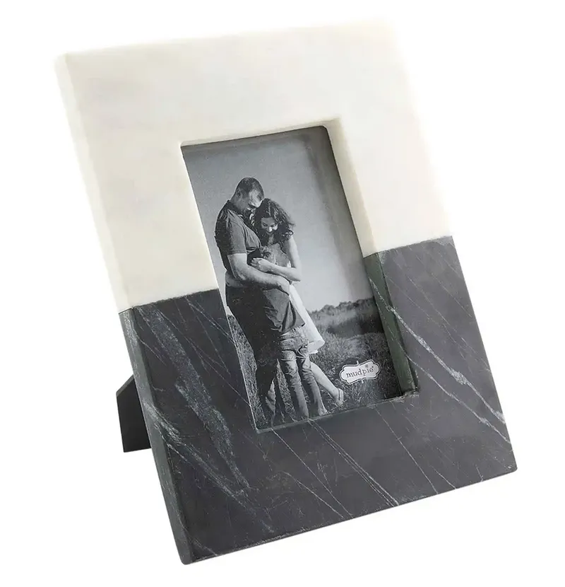 Striped Marble Picture Frame