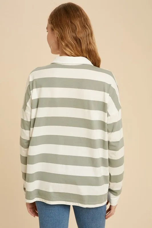 Striped Rugby Top