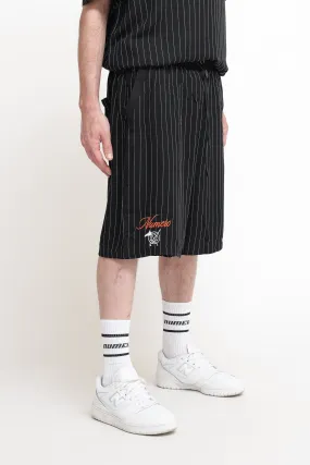 Striped Short - Black