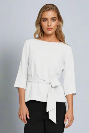 Tailored top Sophie in cream