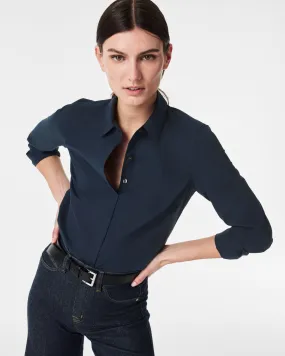 The Best Poplin No-Gape Tailored Shirt