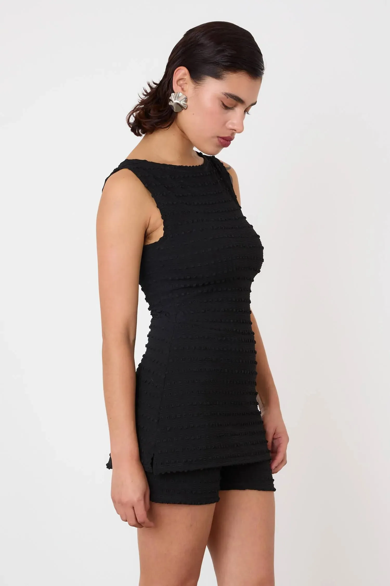 The Cindy Sporty Dress, Black