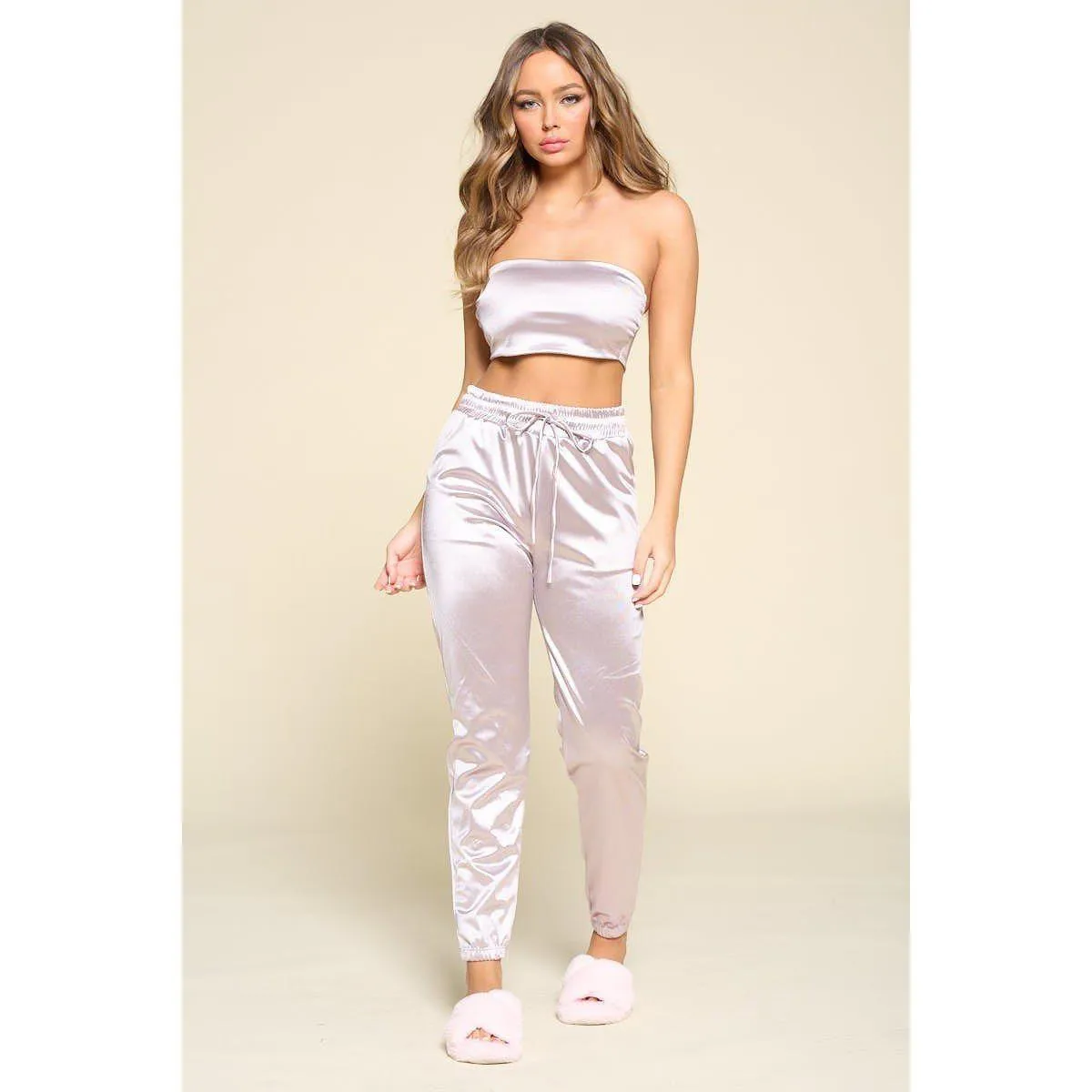 Tube Top Pant Set