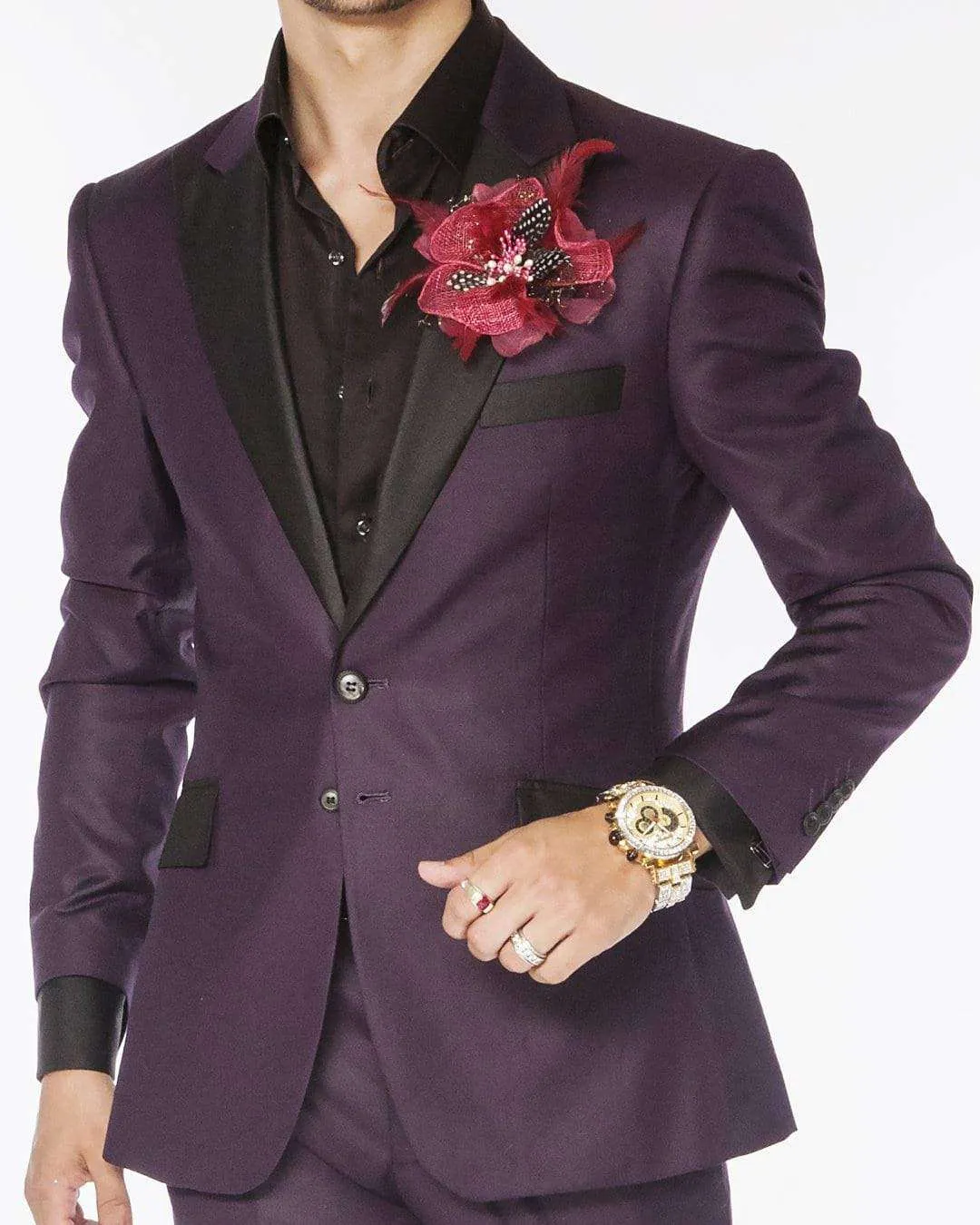 Tuxedo, CL Purple -  Stylish - Mens - Suits