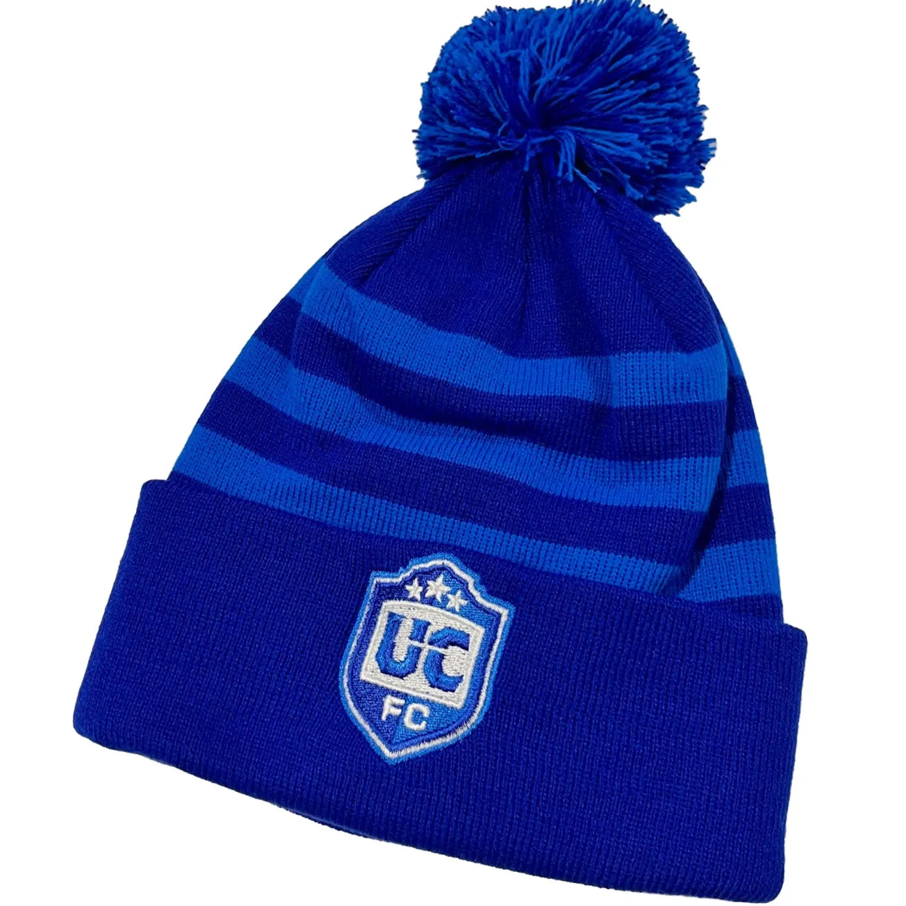 UCFC Classic Striped Pom Beanie