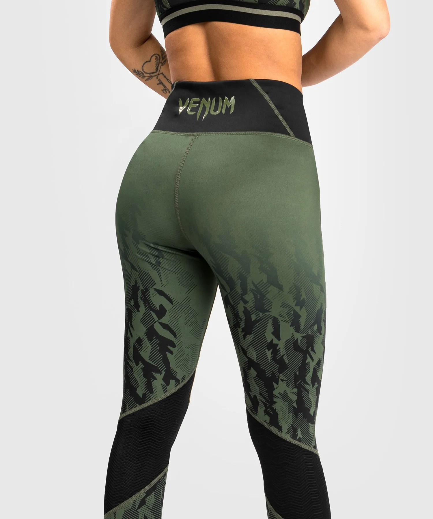 UFC Venum Authentic Fight Week Women's Performance Tight - Khaki