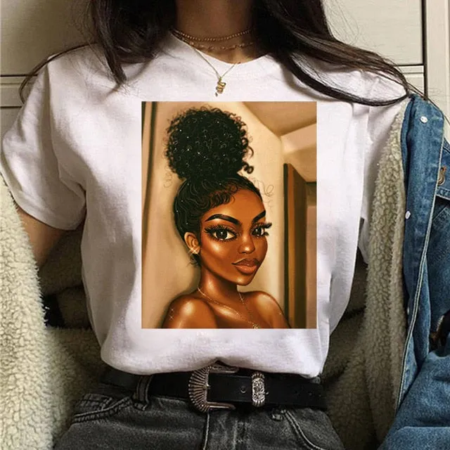 Vogue T Shirt Women Melanin T Shirt