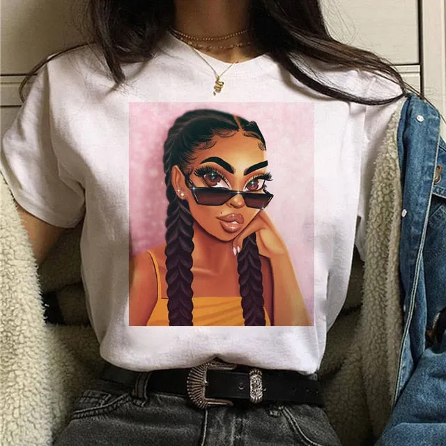 Vogue T Shirt Women Melanin T Shirt