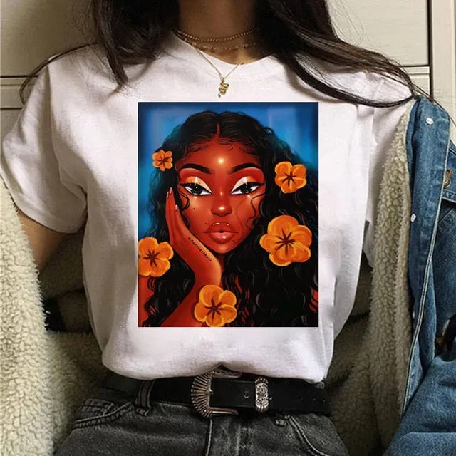 Vogue T Shirt Women Melanin T Shirt