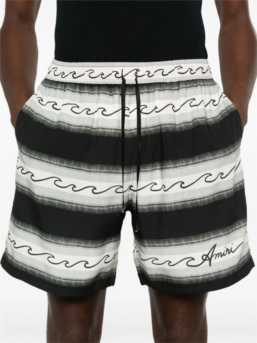 WAVE BAJA STRIPED SHORTS